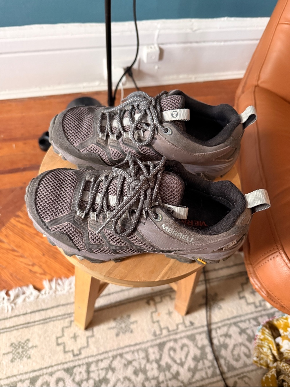 Merrell Purple Brown and Gray Low Top Hiking